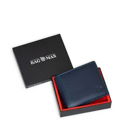 BAGMAN Men Leather Two Fold Wallet-image-50