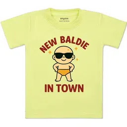 arvesa New Baldie in The Town Printed Kids Tshirt-picture-18