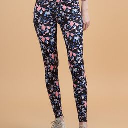 COSVOS  Women Printed High Waist Ankle-Length Sports Tights-image-87