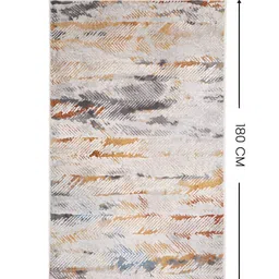 Sapana Carpet-Mats Cream-Coloured Abstract No Shredding Polyester Carpet image 3