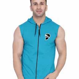 Blisstone Men Hooded Solid Cotton Sporty Jacket-picture-48