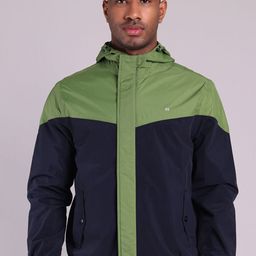 HOUSE OF VEDAS Color Blocked Waterproof Hooded Rain Jacket-image-61