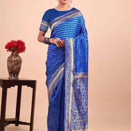 AMK FASHION Woven Design Zari Art Silk Kanjeevaram Saree-picture-24