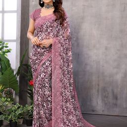 Moda Rapido Floral Printed Pure Georgette Saree-picture-56