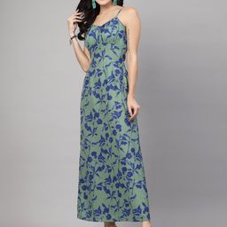 JEFF COOPER Women Floral Printed Maxi Dress-image-73