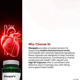 Sheopal's Set Of 3 Hyper Capsule For Hypertension Management & BP Control - 60 Caps Each image 3