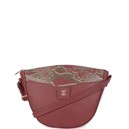 Baggit PU Structured Sling Bag with Tasselled-picture-0
