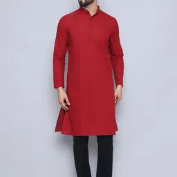 even Men Thread Work Kurta-picture-5