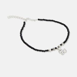 Anouk Set Of 2 Silver-Plated Artificial Beads Anklet image 2