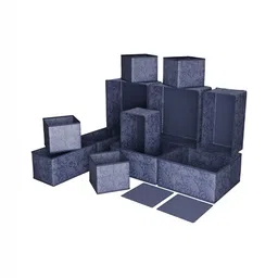 Myntra Elegant Homes Navy Blue 12 Pieces Regular Drawer Organisers-15