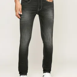 pepe jeans Men Skinny Mid Rise Black Jeans-picture-6