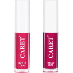CARET ORGANIC Set Of 2 Super-Pigmented Liquid Matte Lipsticks - 4 ml - Shade 4 & 5-54