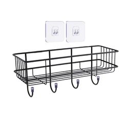 Wall Mount Self-Adhesive Storage Basket-58
