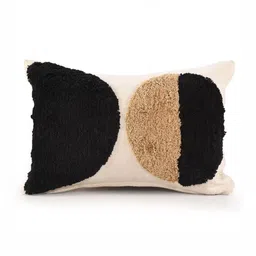 SASHAA WORLD Camel Brown & Beige Abstract Rectangle Cushion Covers image 3