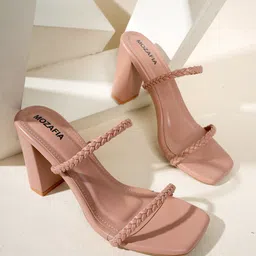 MOZAFIA PU Block Sandals-picture-37