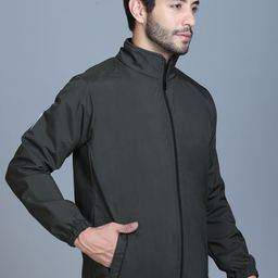 TFA THE FASHION ADDICTION Men Solid Water Resistant Dry Fit Bomber Jacket-picture-39