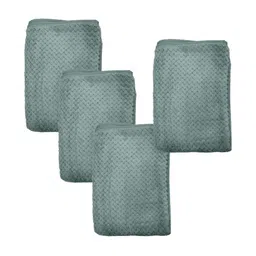 HOUSSE 4-Pcs Green Light Weight Hand Towels-7