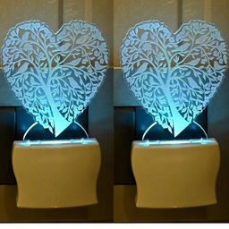 SOMIL Set of 2 Transparent & White Textured Glass Wall Lamp-image-97