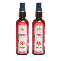 Kaaya Natural Set Of 2 Strawberry & Peach Toner & Mist - 100 ml Each image 3
