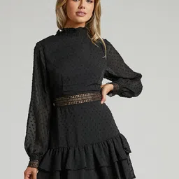 Stylecast X Slyck Ruffled Fit & Flare Dress-picture-1