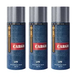 CFS Set Of 3 Fine Fragrances Deodorant Body Spray- Cargo- 200ML Each-93