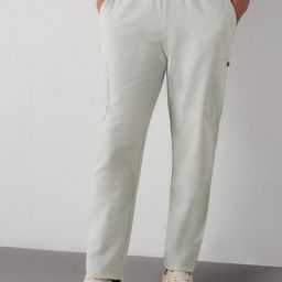 Red Flame Men Solid Relaxed Fit Cargo Trouser-image-76