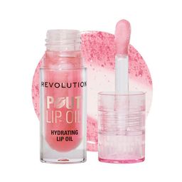 Makeup Revolution London Pout Hydrating Lip Oil With Vitamin E - 3 ml - Glam Pink Shimmer-84