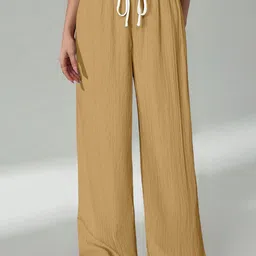 RAJOVATI Women Loose Fit High-Rise Trousers-picture-31