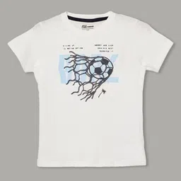 Fame Forever by Lifestyle Boys Printed Round Neck Pure Cotton T-shirt-27