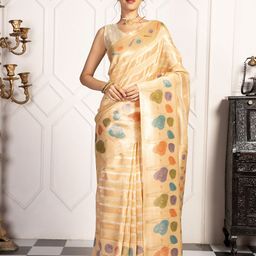 MIMOSA Woven Design Zari Banarasi Saree-image-77