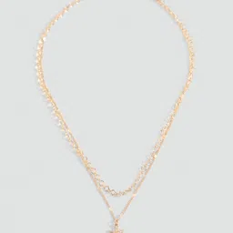 MANGO Women Set Of 2 Minimal Chain with Pendant-69