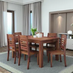 Sheesham Solid Wood Solid Wood 6 Seater Dining Set-image-15
