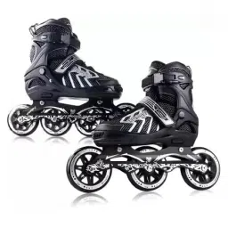 3 Wheel Radar Adjustable Inline Skates with 100 MM PU Wheel In-line Skates - Size 6-9 UK-picture-16
