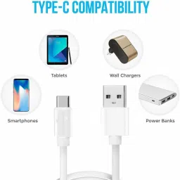 Ditya USB Type C Cable 3 A 1 m COPPER BRAIDING USB Type-c support all Device Upto 30W image 5