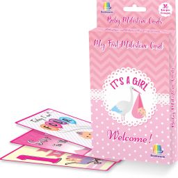 Baby milestone card Girl Greeting Card-image-64