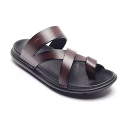 GABICCI Men Open One Toe Leather Comfort Sandals-image-89