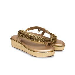 Kkarma Ethnic Embellishment Flatform Sandal-picture-10
