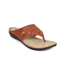Ajanta Women Tan Embellished Open Toe Flats-image-19