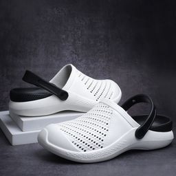 TOE CANDY Men Self Design Rubber Clogs-image-65