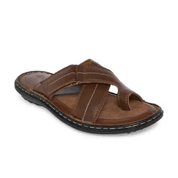 BYFORD by Pantaloons Men Brown PU Comfort Sandals-picture-6