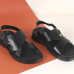 Metro Men Leather Comfort Sandals-picture-30