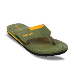 WALKWAY by Metro Men Olive Green Thong Flip-Flops-39