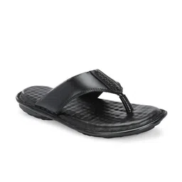 Azzaro Black Men Leather Comfort Sandals-image-48