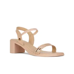 Bata BINACA Open Toe Block Heels With Backstrap-17