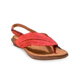 El Naturalista Women Leather Open Toe Flats-image-98