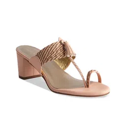 ERIDANI Nyla Braided Party Block Heels With Tassels-51