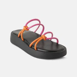 Lavie Printed Block Sandals-50