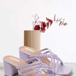 ELLE Braided Party Block Heels-49