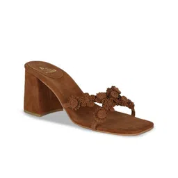 Tao Paris Embellished Suede Block Heels-40