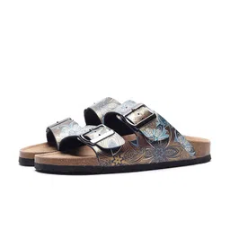 HF JOURNEY Printed Open Toe Flats image 2